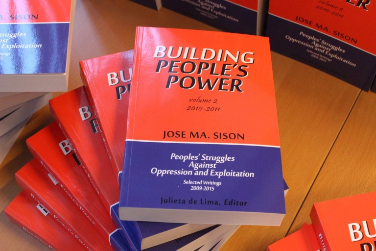 PROF. JOSE MARIA SISON’S LATEST BOOK REAFFIRMS THE NECESSITY OF BUILDING PEOPLE’S POWER