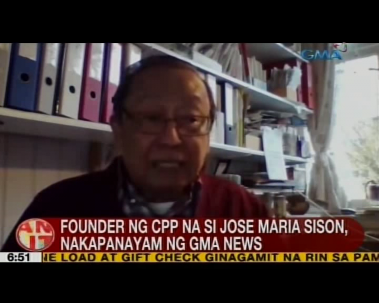 Ceasefire is possible with Duterte presidency —Joma Sison