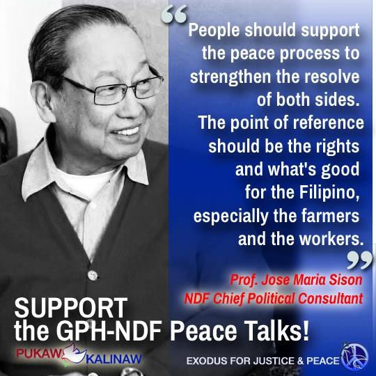 PEOPLE SHOULD SUPPORT THE PEACE PROCESS