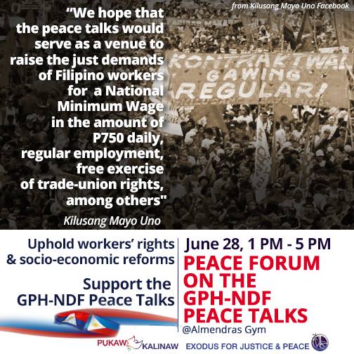 PEACE FORUM ON THE GPH NDFP PEACE TALKS