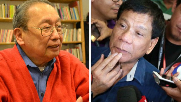‘I’m here to bully you, kill you,’ Duterte tells Joma Sison