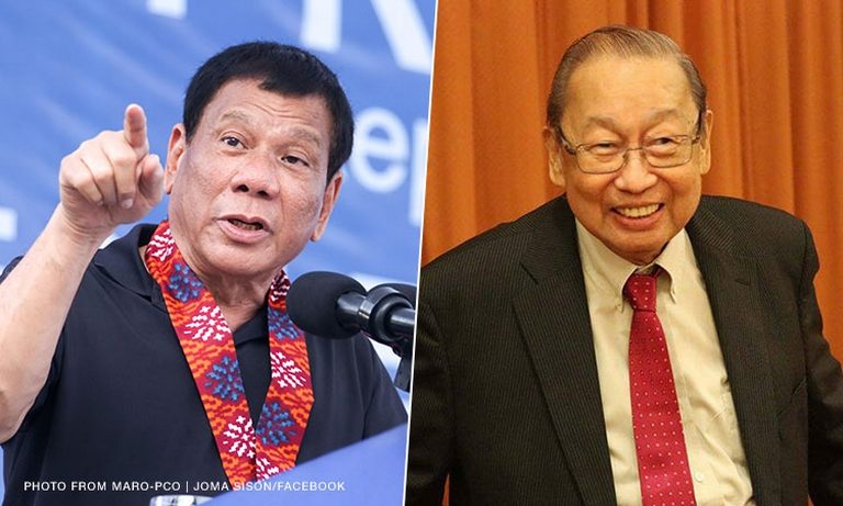 Joma: Duterte’s demands should be brought to negotiating table
