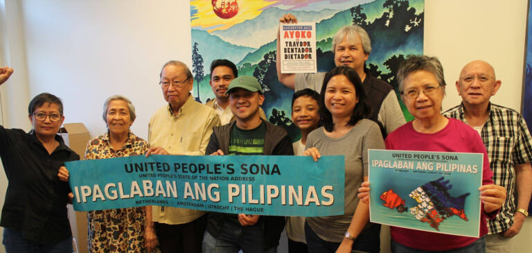 United People’s SONA activists visited the Information Office of the NDFP in Utrecht