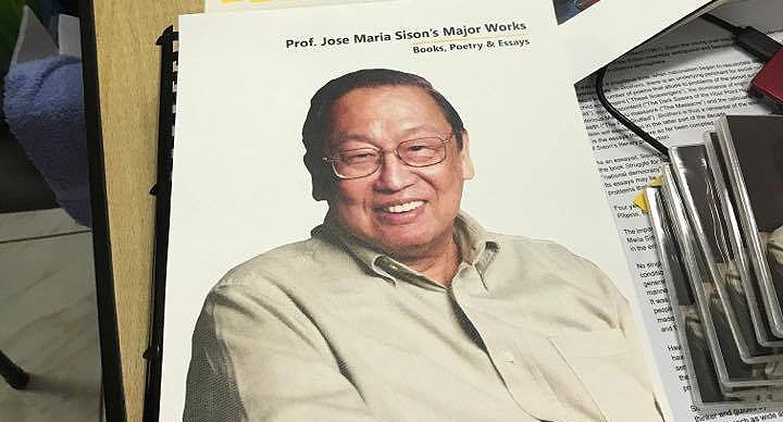 The nomination of Jose Maria Sison for national artist for poetry and essay