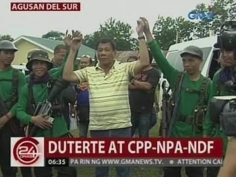 Lagot si Duterte sa sarili niyang posturang anti-communist at kunwari anti-terrorist