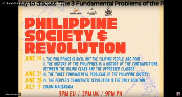 ND Line Online Philippine Society and Revolution Part III