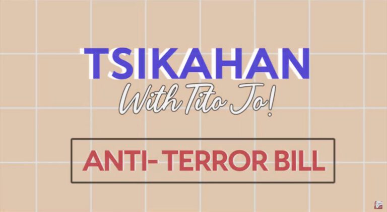 Tsikahan With Tito Jo! Anti Terrorism Bill