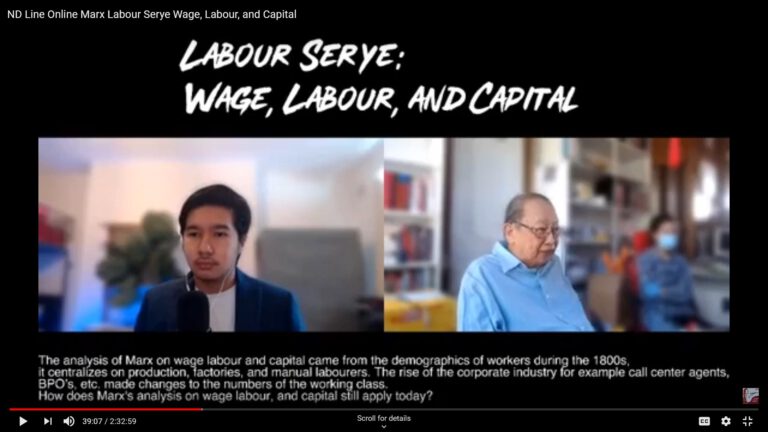 ND Line Online Marx Labour Serye Wage, Labour, and Capital