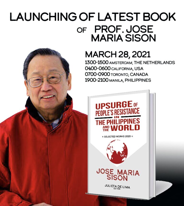 Booklaunch: Upsurge of People’s Resistance in the Philippines and the World